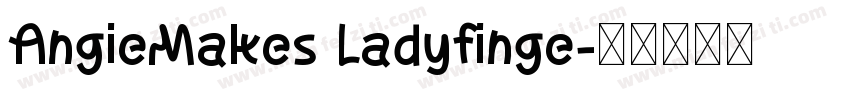 AngieMakes Ladyfinge字体转换